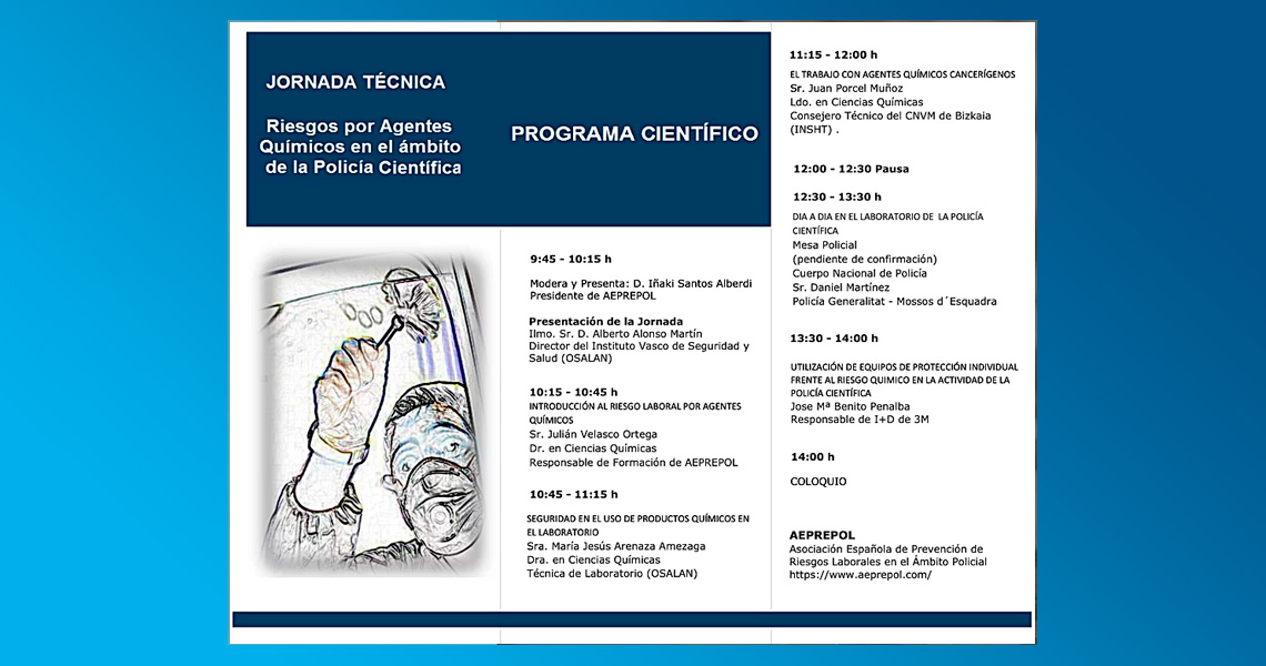 Riesgos por Agentes Químicos en el ámbito de la Policía Científica